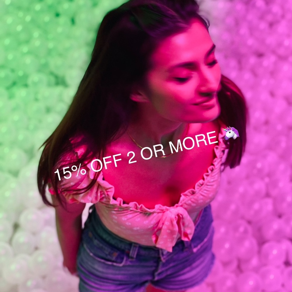 15% off 2 or more items! ❤️❤️ Thanks for checking out my closet 🔥
